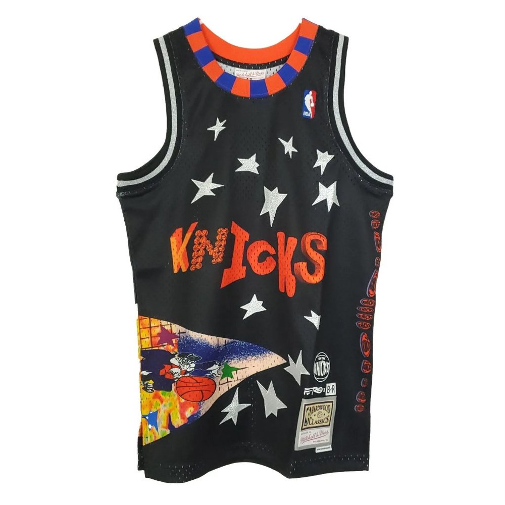 ASAP FERG x NY Knicks Mitchell & Ness NBA Jersey XS XSmall Black NWT